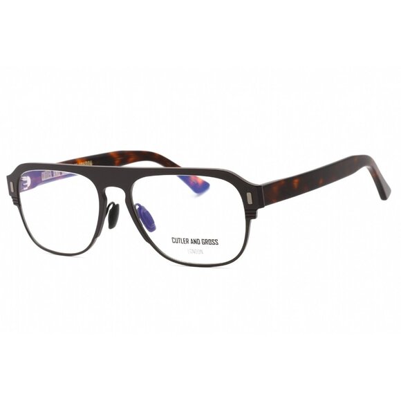 NEW CUTLER AND GROSS CGOP136555 002 UNISEX BROWN HAVANA EYEGLASSES